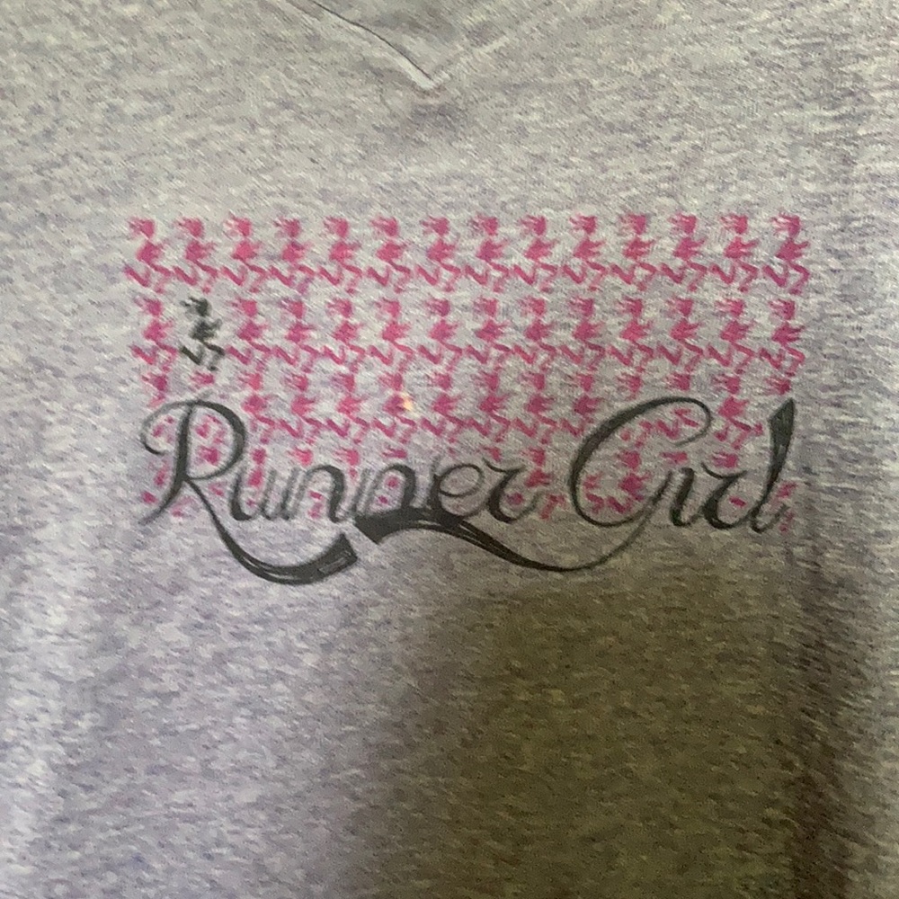 Runner girl tee shirt